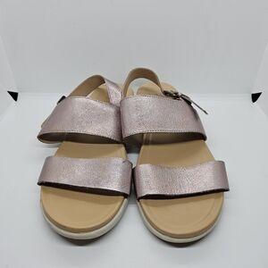 Naturalizer Emory sandals metallic pink rose gold 8M